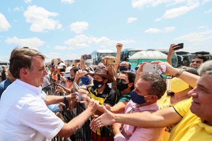 Presidente no Sertão de Pernambuco (Foto: Isac Nóbrega/PR)