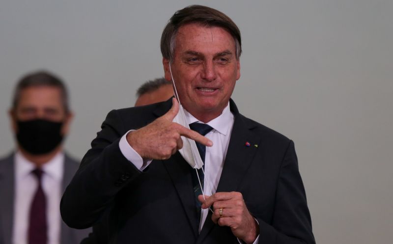 ***ARQUIVO***BRASÍLIA, DF, 25.08.2020 - Presidente Jair Bolsonaro durante cerimônia de lançamento do programa Casa Verde Amarela, de financiamento habitacional, em Brasília. (Foto: Pedro Ladeira/Folhapress)