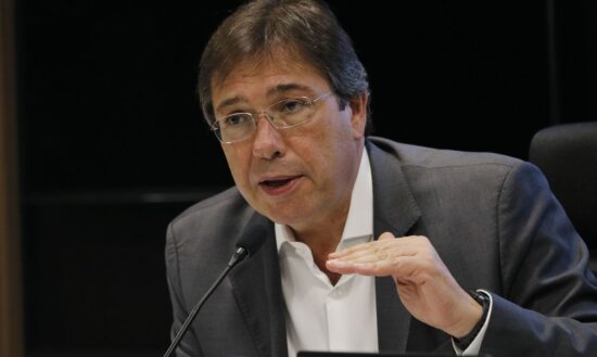 O presidente da Eletrobras, Wilson Ferreira Junior, durante coletiva à imprensa (Foto: Tomaz Silva/Agência Brasil)