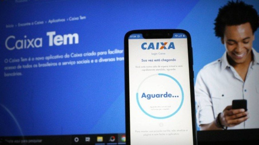 Beneficiários precisam atualizar o aplicativo de acordo com o mês de aniversário (Lucas Tavares/Zimel Press / Agência O Globo)
