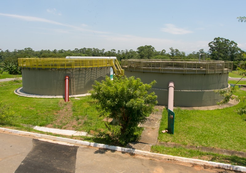 Obra de ampliação da Estação de Tratamento de Esgoto (ETE) Mãe Luzia e Bairro São Luiz está pronta - Foto: Divulgação / Casan