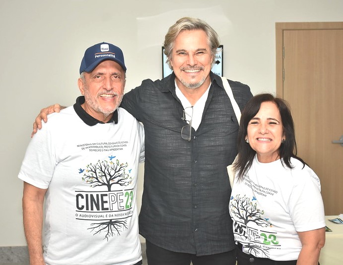 Alfredo e Sandra Bertini, respectivamente, fundador e diretora do CINE PE