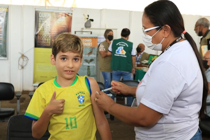 Entre janeiro e março de 2023, Brasília ultrapassou novamente a meta da BCG com uma cobertura vacinal de 120,3%, o que corresponde a 11.443 doses aplicadas | Foto: Divulgação/Agência Saúde-DF