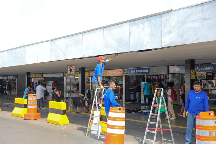 A Rodoviária do Plano Piloto está passando por melhorias em diversas áreas, incluindo acessibilidade aos usuários | Fotos: Joel Rodrigues/Agência Brasília