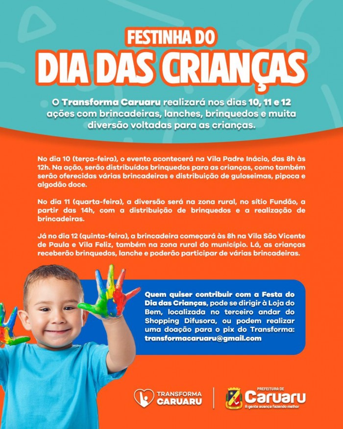 Foto: Reprodução/Prefeitura de Caruaru - PE