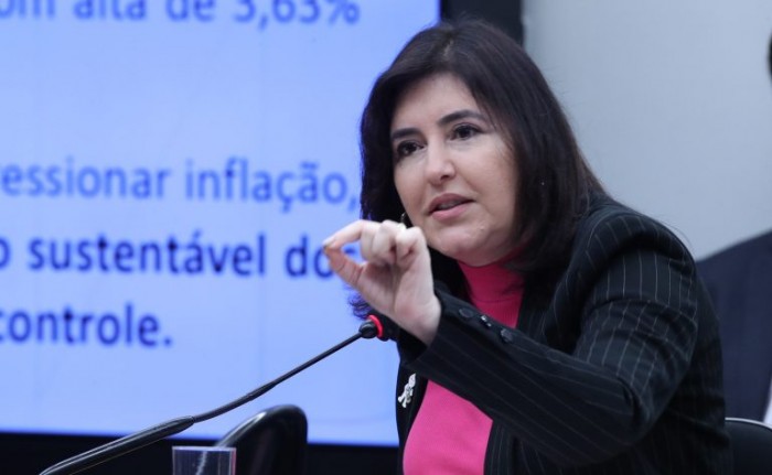 Simone Tebet participa de audiência na comissão - (Foto: Bruno Spada / Câmara dos Deputados)