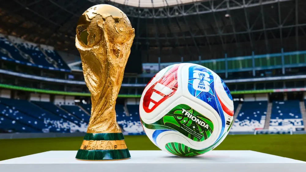 Trionda é a bola oficial da Copa do Mundo 2026. (Foto: Divulgação/Adidas)