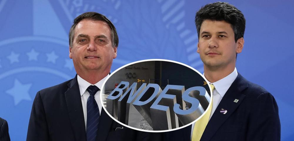 Jair Bolsonaro e Gustavo Montezano (Foto: Marcos Corrêa/PR | Reuters)